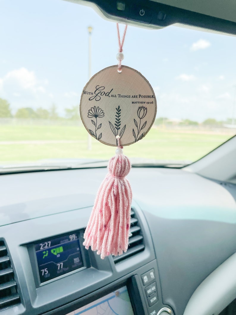 Christian Car Charm Christian Car Accessories Christian Etsy