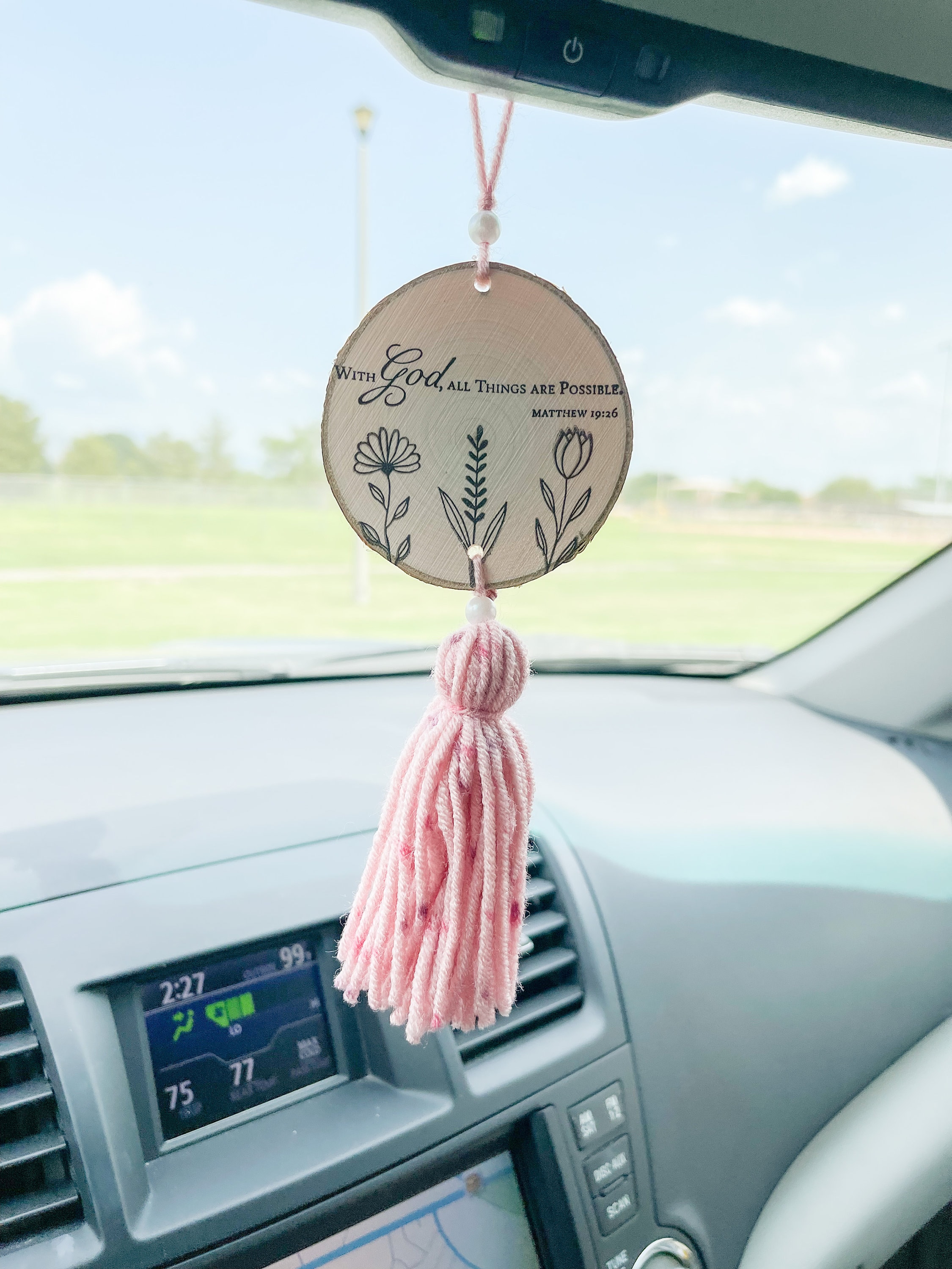 Christian Car Charm Christian Car accessories Christian Etsy