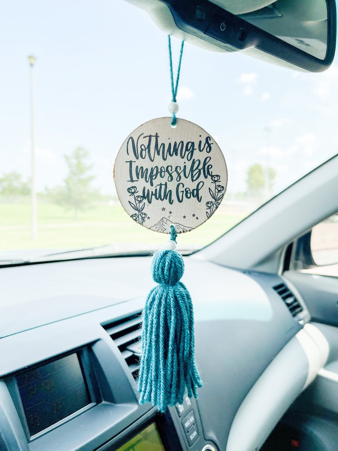 Christian Car Charm Christian Car Accessories Christian Gift Car Charm