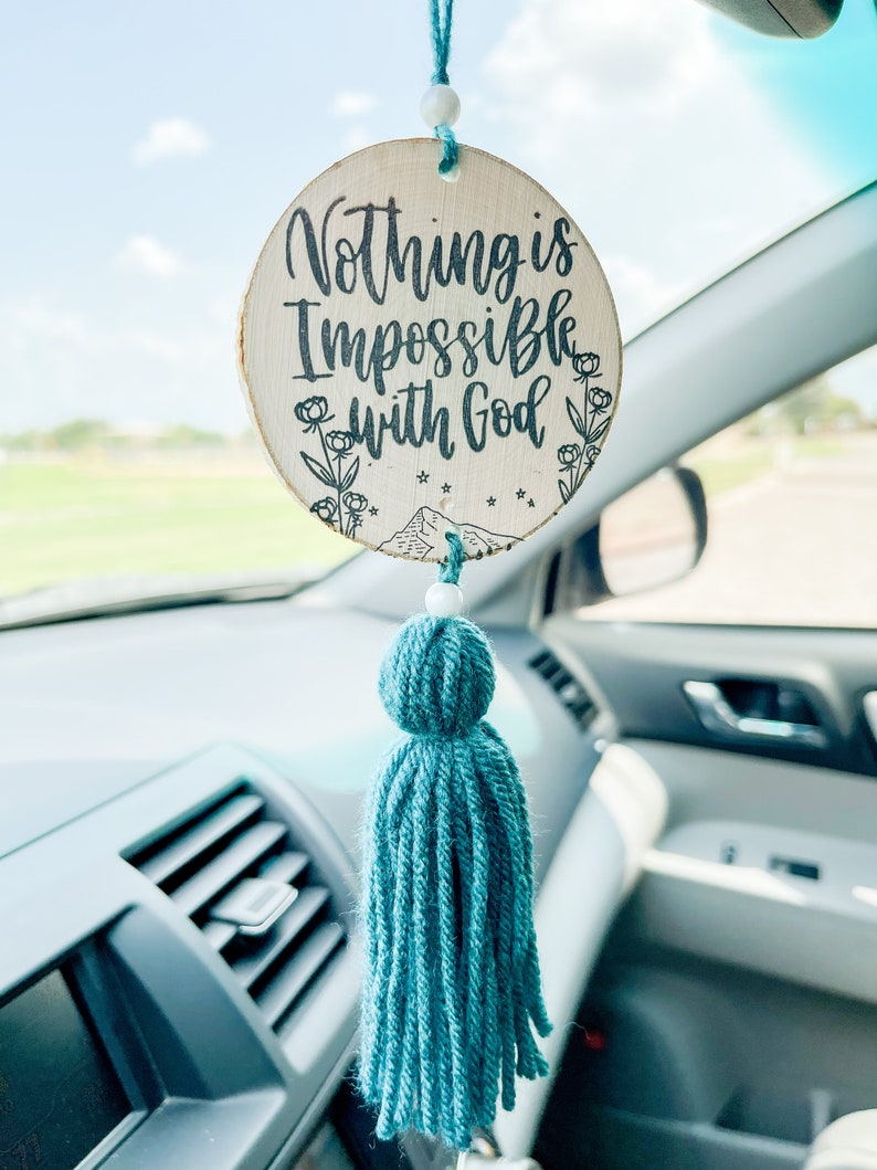 Christian Car Charm Christian Car Accessories Christian Etsy