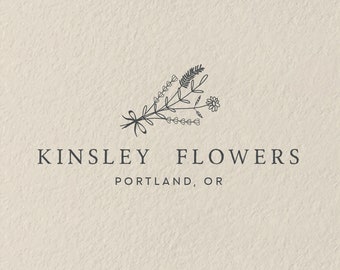 Vorgefertigtes Logo Design, Minimalistischer Folk Stil (Digitale Dateien)