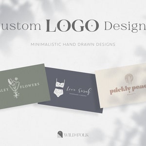 Logotipo minimalista personalizado, logotipo boho, kit de marca, identidad de marca, logotipo gitano, logotipo hipster, fotógrafo, logotipo dibujado a mano, logotipo hecho a mano,