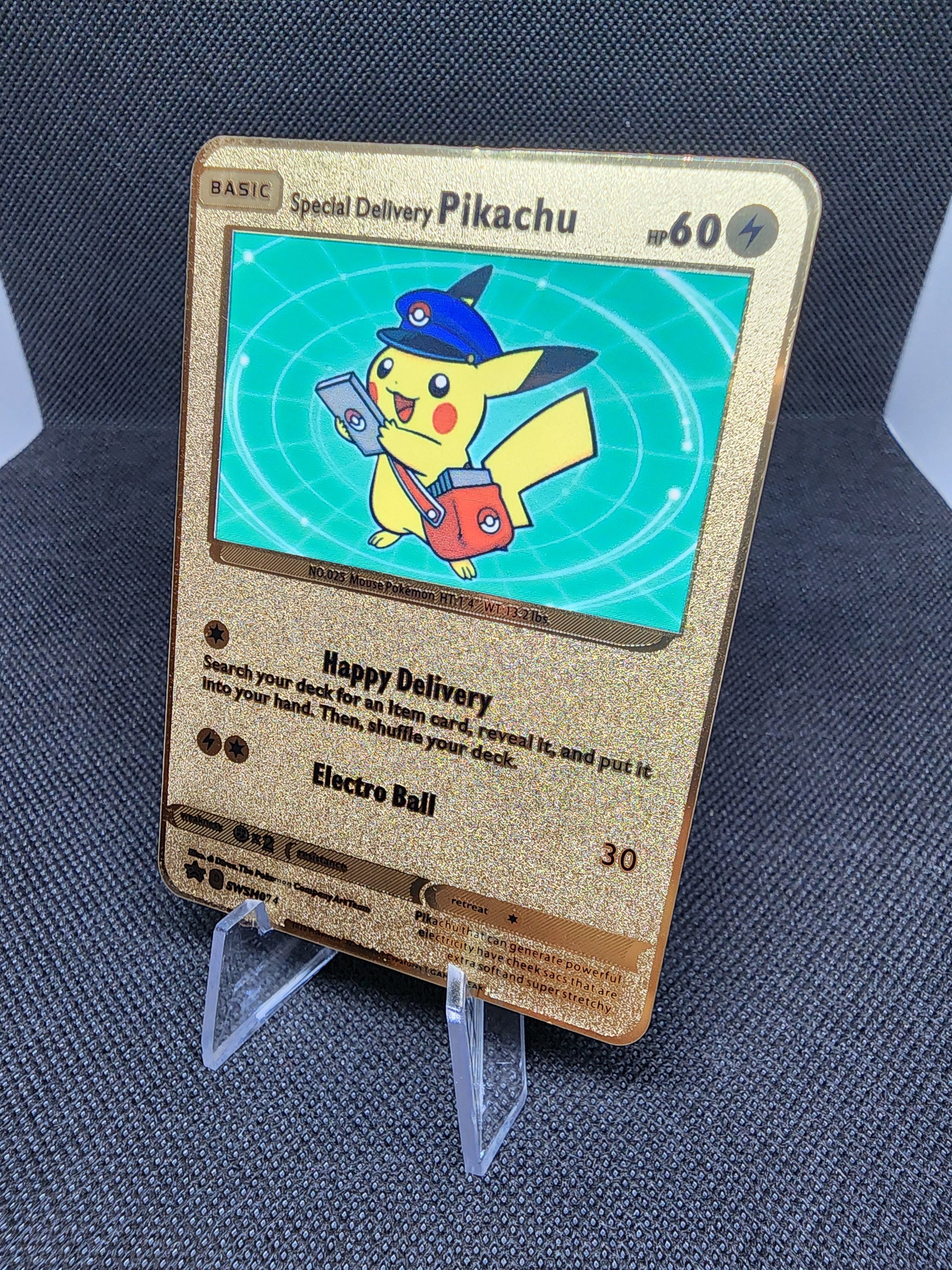 pokemon special delivery pikachu card Special Delivery Pikachu SWSH074 main image 0