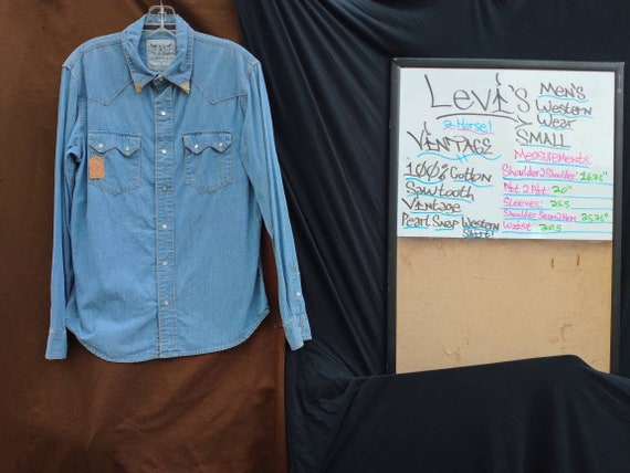 Vintage Sawtooth Selvedge 2-horse Brand 