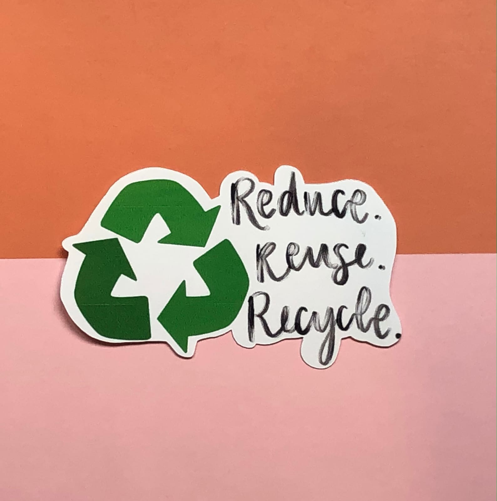 Reduce Reuse Recycle Sticker Etsy