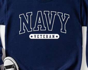 Navy Veteran SVG, PNG, DXF, Jpg, Eps, Trendy Soldier Home Coming Sublimation, Proud Navy Veteran Family Matching Shirt Cricut