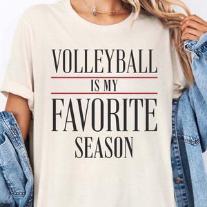 Voleibol é minha estação favorita PNG SVG, design retrô para camiseta de vôlei dos anos 90, presente para dia de jogo, download digital para sublimação