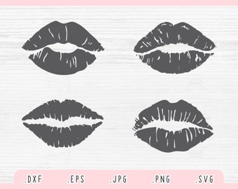 Download Free Kiss Lips Svg Etsy SVG Cut Files