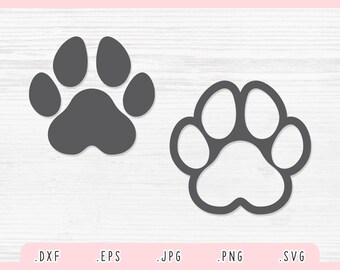 Download Paw Print Svg Etsy
