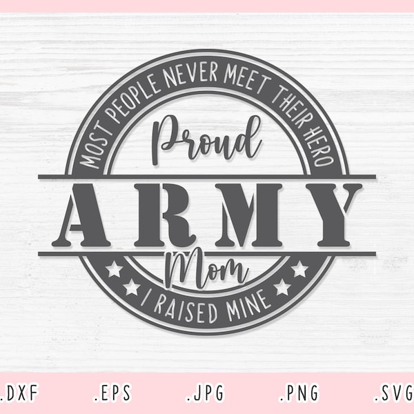 Army Mom SVG, Eps, DXF, Jpg, Png, US Army Mom Svg, American Flag Svg, American Army Svg, Proud Army Mom Shirt Svg, Soldier Home Coming Svg