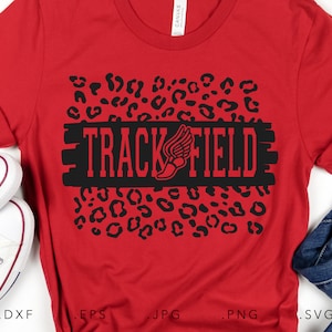 Track and Field Leopard SVG, Dxf, Jpg, Png, Eps, Track and Field Cut File Cricut and Silhouette, Track and Field Svg, Track and Field Shirt