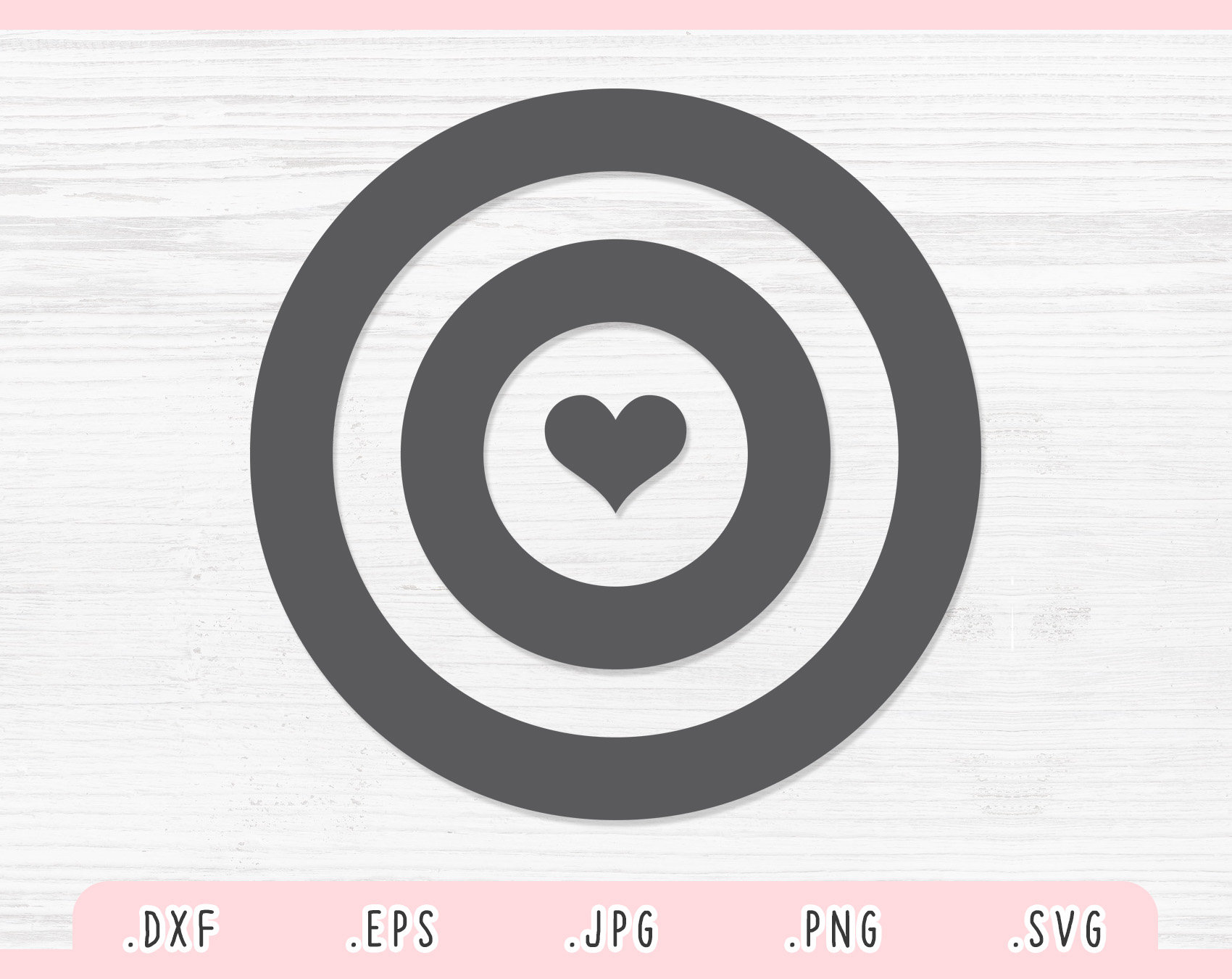 Bullseye Target SVG Dxf Jpg Png Eps Bulleyes Target Cut | Etsy