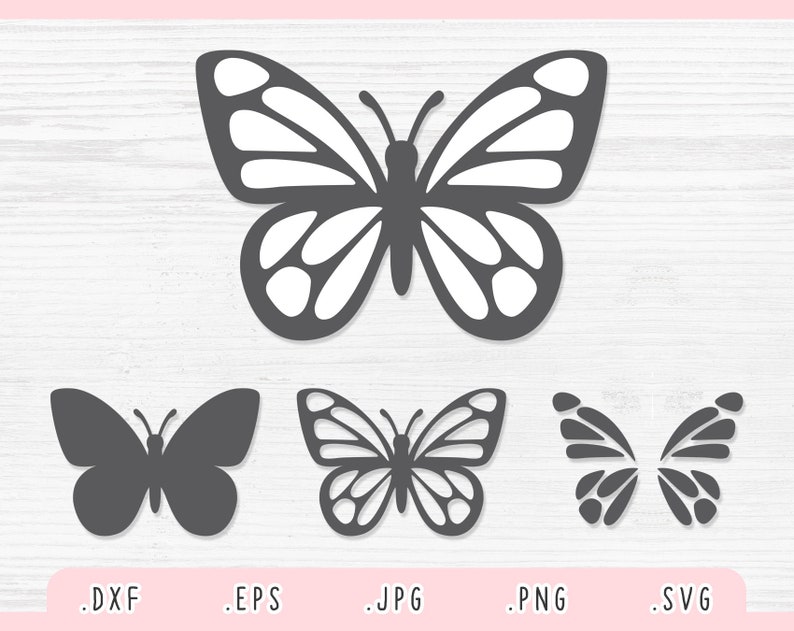 Download Butterfly SVG Butterfly DXF Eps Stacked Butterfly Svg 3D | Etsy