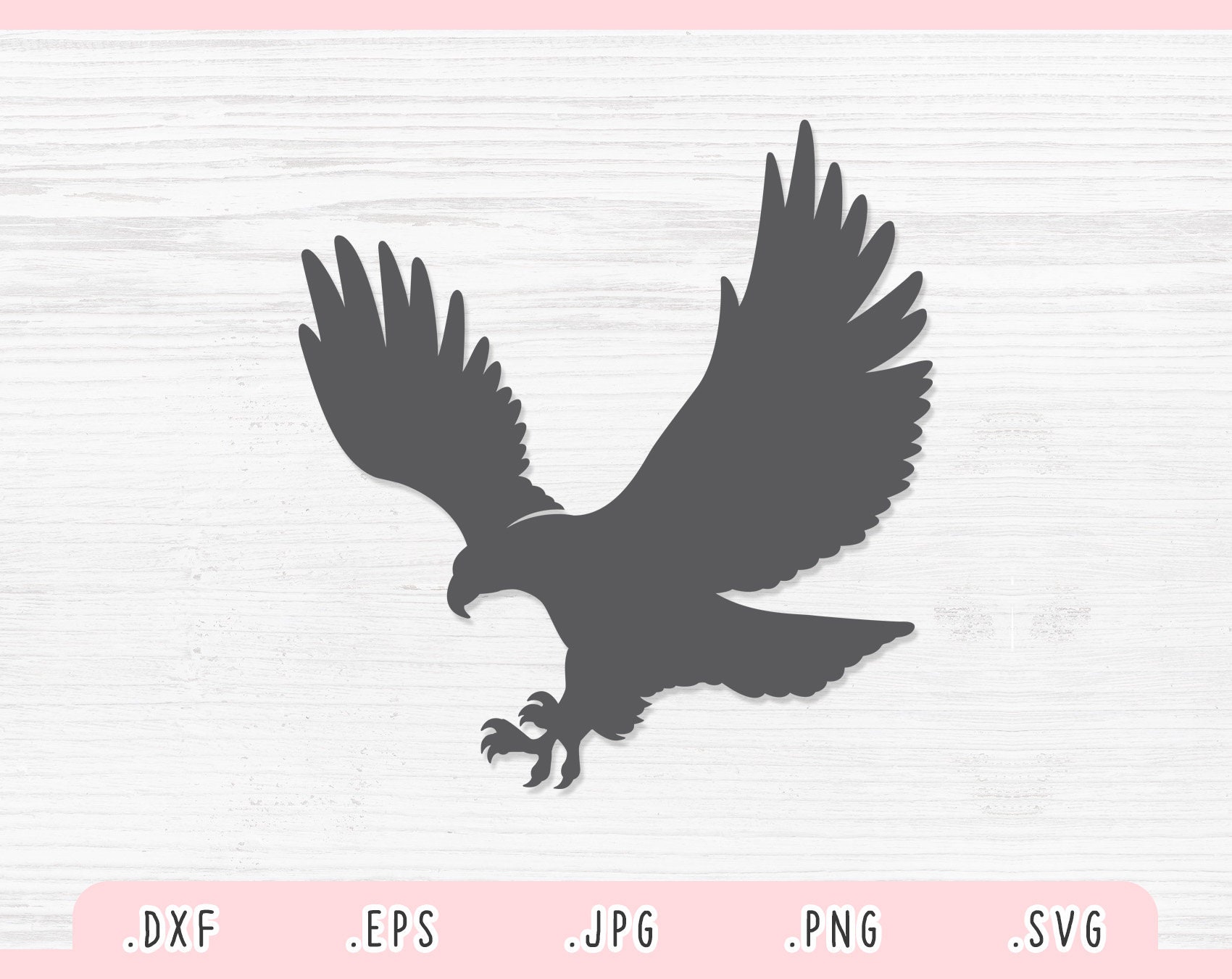 Eagle SVG Eps DXF Jpg Png Bald Eagle Cricut Eagle Cut Etsy