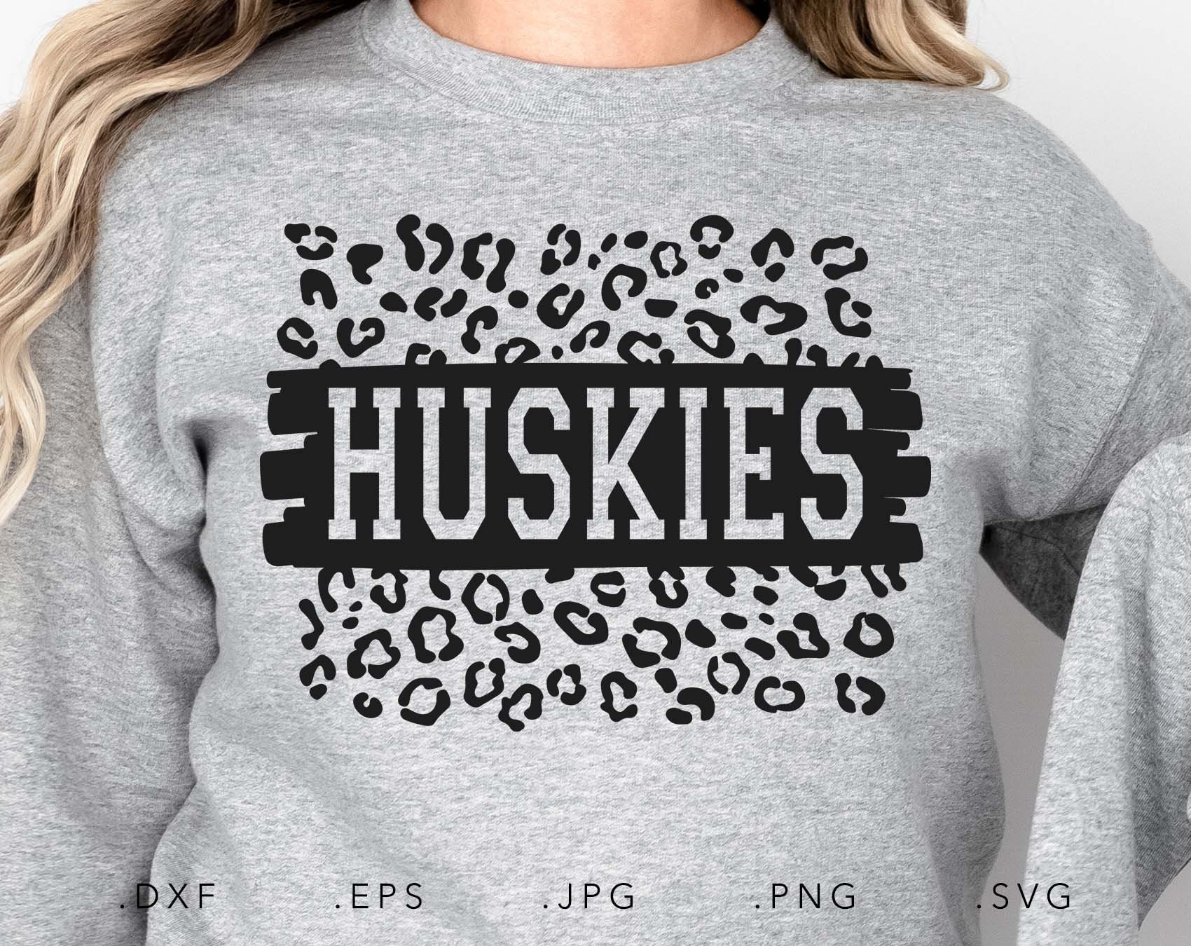Huskies SVG, PNG ,dxf, Jpg, Eps, Huskies Leopard Print Sublimation ...
