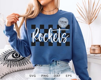 Rockets Mascot SVG PNG, Back To School Spirit Shirt Design, Football Game Day, Team Pride Cricut Cut File (Digital Download)
