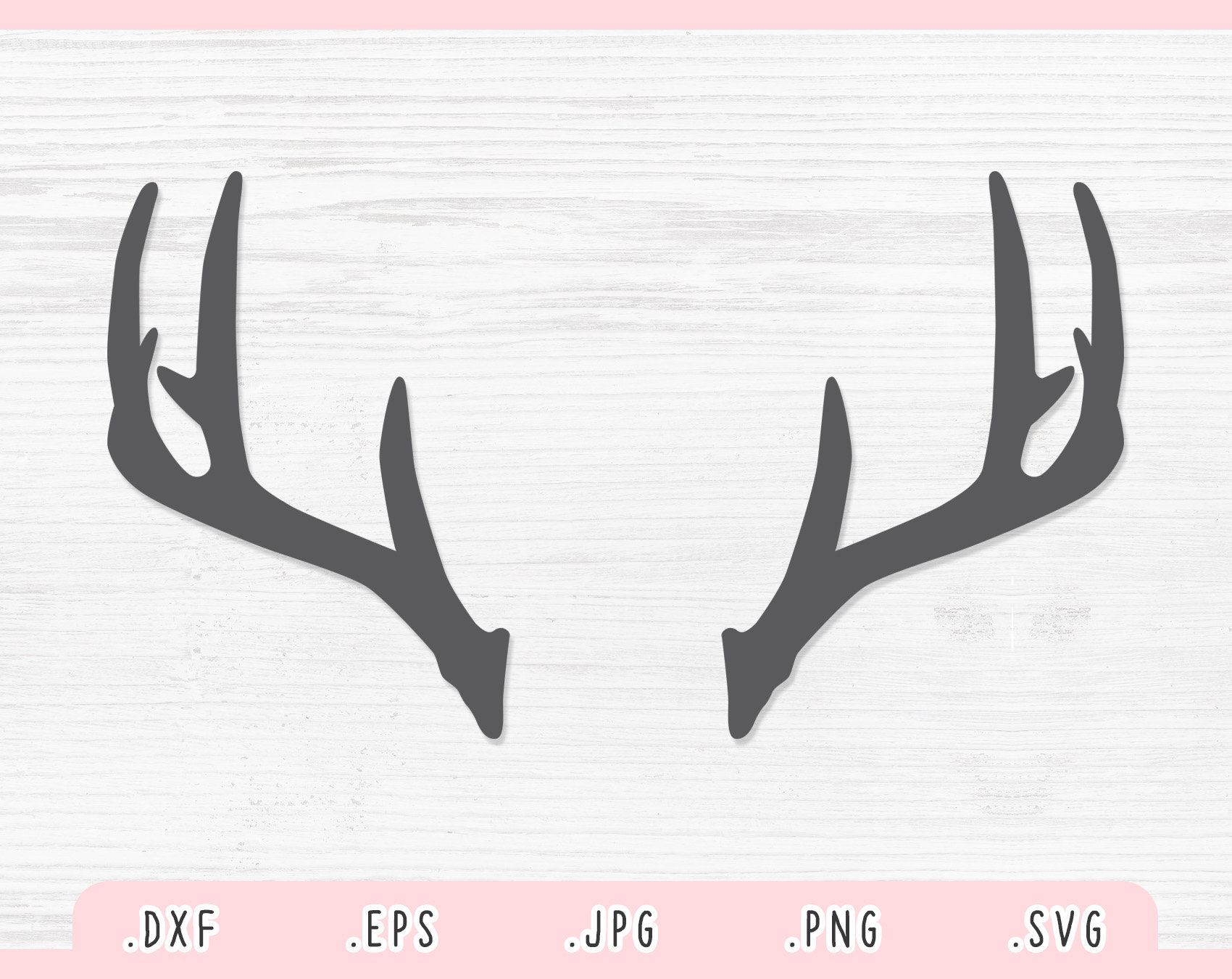 Hirschgeweih SVG Dxf Jpg Png Eps Hirschgeweih Vektor | Etsy