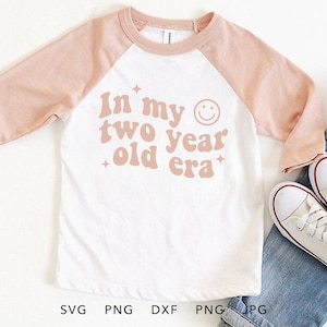 In meiner zwei Jahre alten Ära SVG, PNG, Eps, Dxf, Jpg, Groovy 2 Jahre alt Geburtstag Shirt Sublimation, Cricut 2. Geburtstag, Swiftie Geburtstagsgeschenk