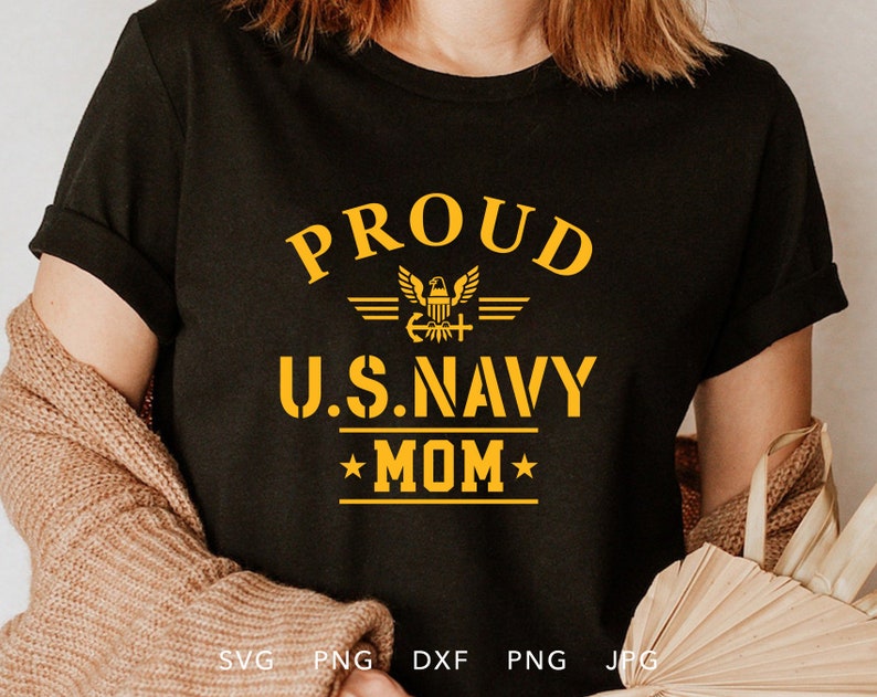 Proud Navy Mom Iron On, Proud Navy Mom Shirt, DIY Navy Family Matching Shirt, My Favorite Soldier Call Me Mom, Soldier Homecoming Gift, Proud Military Family Shirt Design, Navy Mom POD Design File