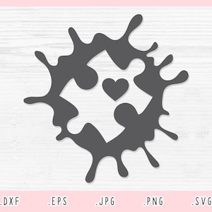 Autism Svg, Eps, Dxf, Jpg, Png, Autism Cut File Cricut Silhouette, Autism Awareness Svg, Puzzle Svg, Puzzle Piece Svg, Autism Clipart Vector