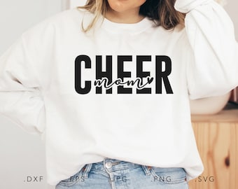 Cheer Mom SVG, Dxf, Jpg, Png, Eps, Mama Svg, Mama Shirt Svg, Mom Svg, Mother Svg, Cheerleader Svg, Cheer Svg, Football Baseball Mom Svg