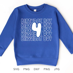 4 Jahre alt SVG, PNG, Eps, Dxf, Jpg, 4. Geburtstag Junge Shirt Sublimation, vier Jahre alter Junge Geschenk Cricut, vierter Geburtstag Junge Schnittdatei