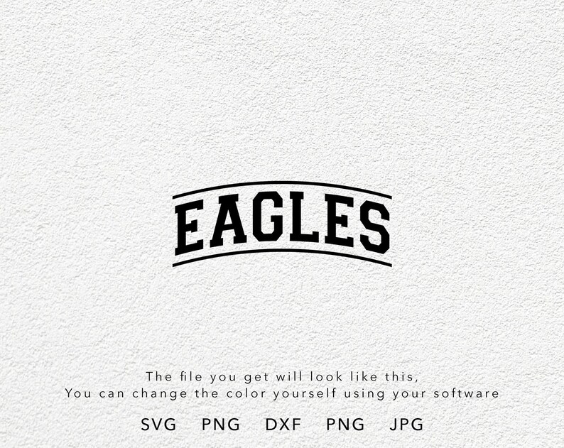 Eagles School Sport Mascot, Eagles Pride, Eagles Arched Varsity Font, Retro Eagles, Vintage Eagles, Classic Eagles, GO Eagles, We Are Eagles, Print On Demand Design Source, DIY Eagles Team Spirit Outfit