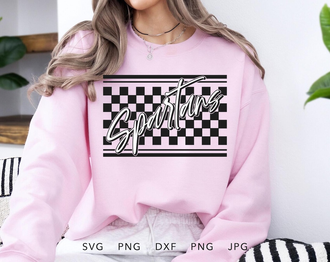 Spartans Checkered Tee