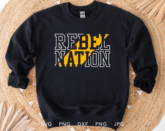 Rebel Nation SVG, PNG, Dxf, Jpg, Eps, Rebels Shirt