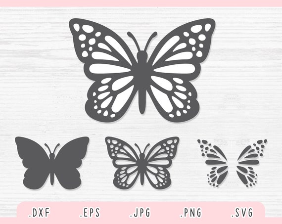 Download Butterfly Svg Butterfly Dxf Eps Stacked Butterfly Svg 3d Etsy