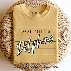 Delfine SVG, PNG, dxf, jpg, eps, Delfine Sport Shirt Sublimationsdesign, Delfine Schule Maskottchen Cricut, Delfine Teamgeist