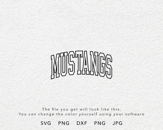 Retro Mustangs Mascot Freshies Retro Mustangs Mascot Freshies