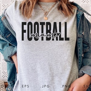 Football Mom SVG, Dxf, Jpg, Png, Eps, Football Mom Cut File Cricut Silhouette, Mother Svg, Mom Shirt Svg, Mom Svg, Mom Clipart, Football SVG