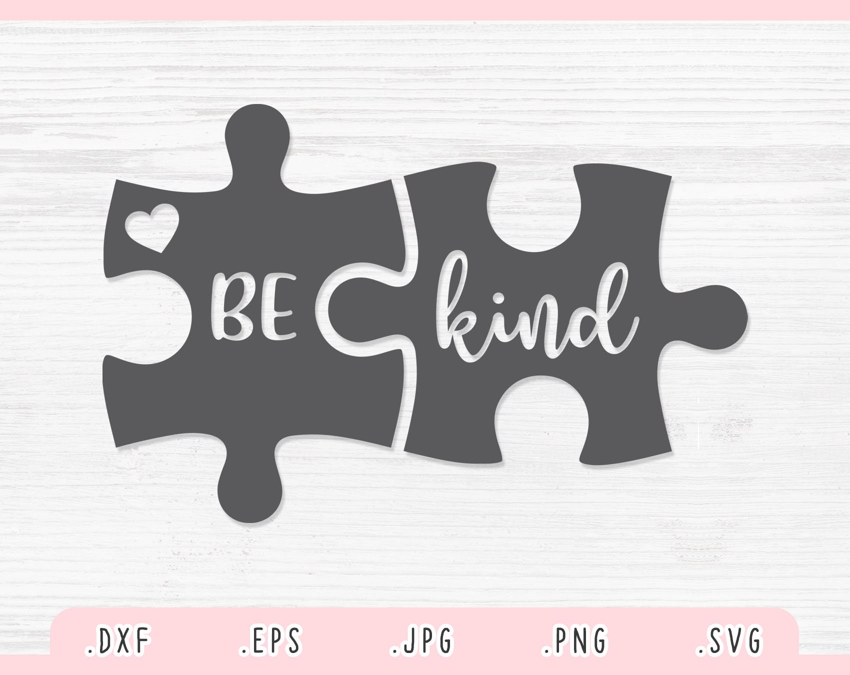 Be Kind SVGDxfJpgPngEps Autism Svg Be Kind Cut File Etsy