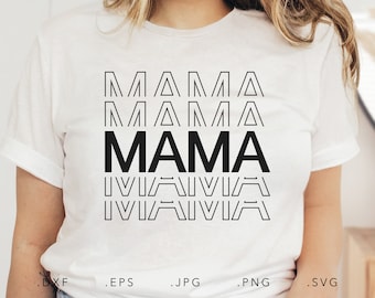Mama SVG, DXF, JPG, PNG, Eps, Mama gesneden bestand Cricut silhouet, moeder SVG, mama SVG, mama shirt SVG, mama leven SVG, mama leven SVG, clipart, vector