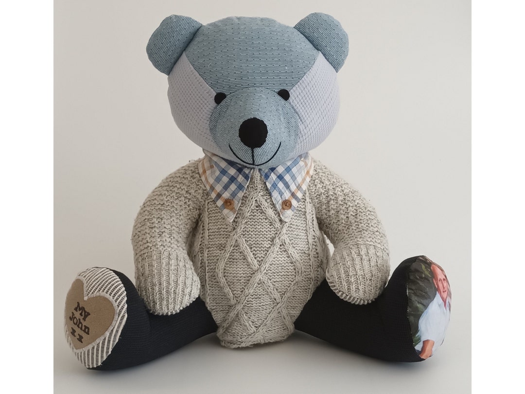Memory Bear Photograph Personalised Memory Keepsake Bear - Etsy UK
