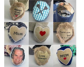 Standard Size Bear Personalisation: For Handmade Keepsake Loved One's Clothing Memory Bear