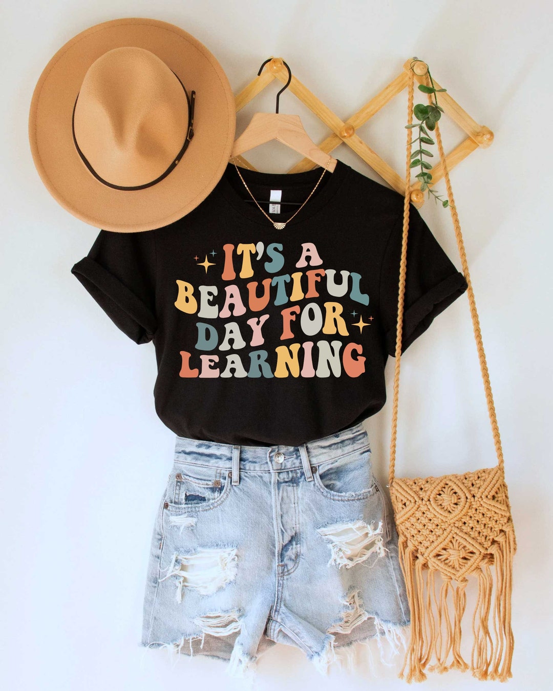 It's A Beautiful Day for Learning Funny Teacher Shirt, Teacher Life ...