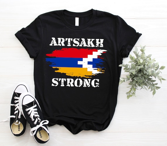 Artsakh Strong Shirt, Artsakh is Armenia Shirt, Armenian Flag Gift T-Shirt