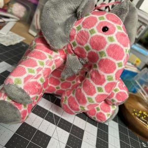 Stuffed Ellie the elephant