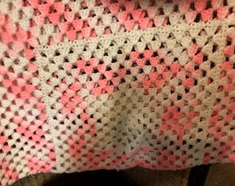 Afghan-Pink Verigated