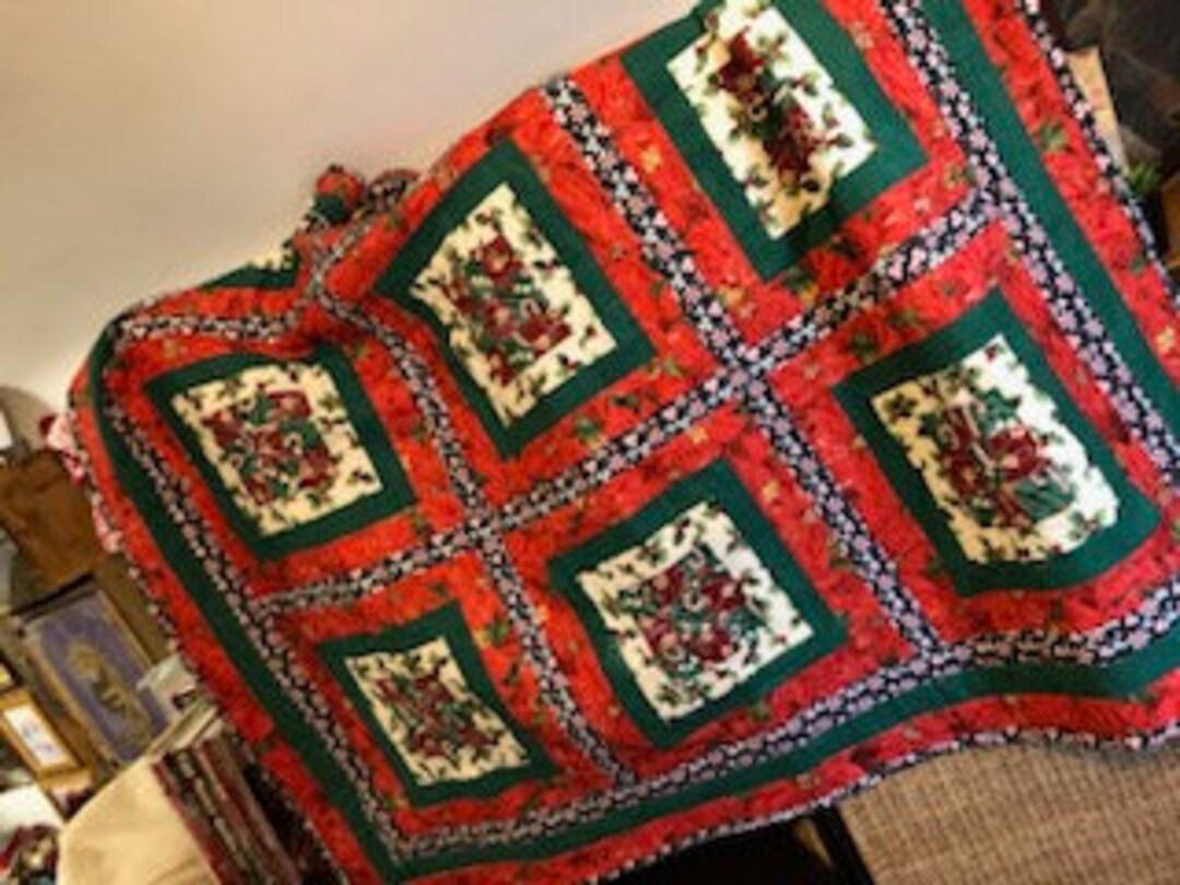 Christmas Quilt Etsy