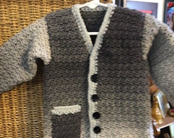 Grey Ombre Cardigan Sweater (s18 mos)