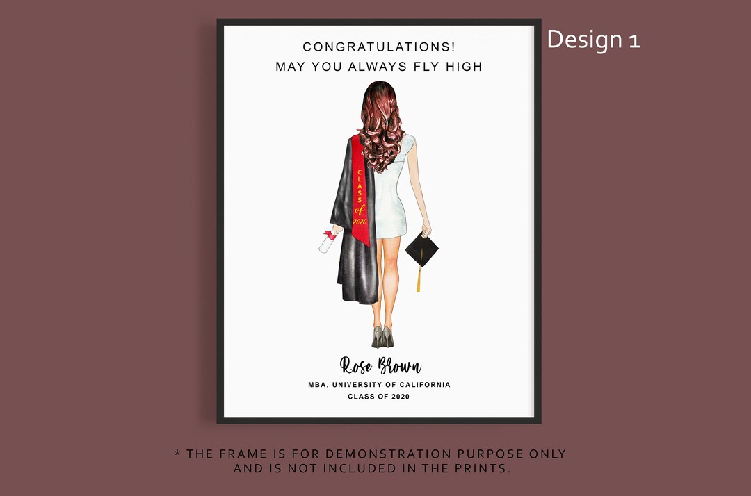 Personalized Graduation Wall Artcustom Graduation Giftcustomized