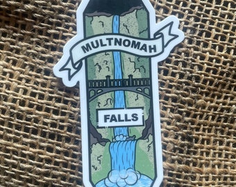 Multnomah Falls Vinyl Sticker