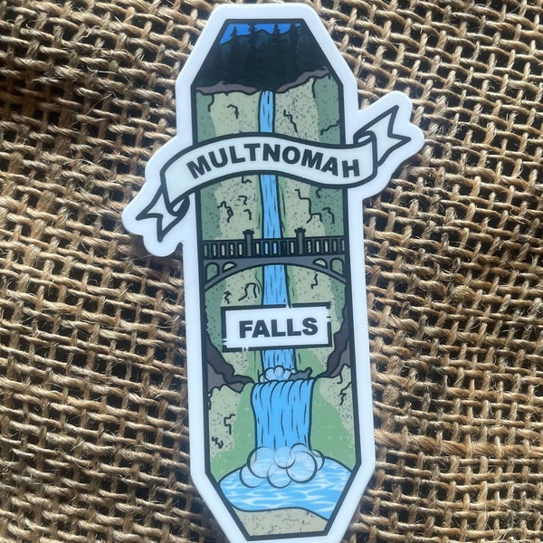 Multnomah Falls Vinyl Sticker
