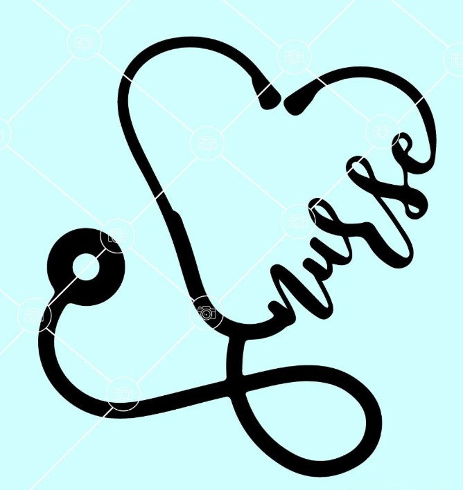 Nurse stethoscope heart svg Nurse life png Nurse heart svg | Etsy