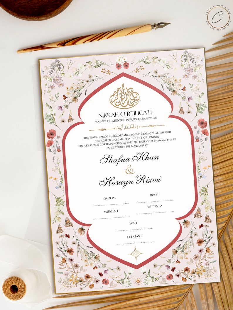 nikkah-contract-template-floral-islamic-nikahnama-digital-etsy-australia