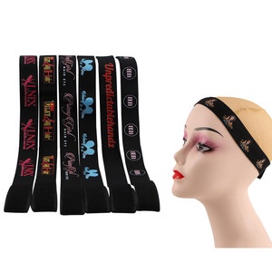 4pcs Elastic Band for Wigs Edges, Wig Band for Wigs Edge Wrap to