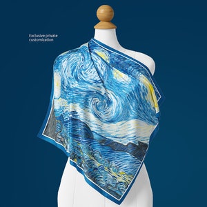 Custom Imitated Silk Scarf,Personalized Square Scarf,Printed with your Design for Bandana or Hair Wrap,Bandana Headband,Personalised Bandana